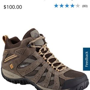 Columbia mens boots size 9